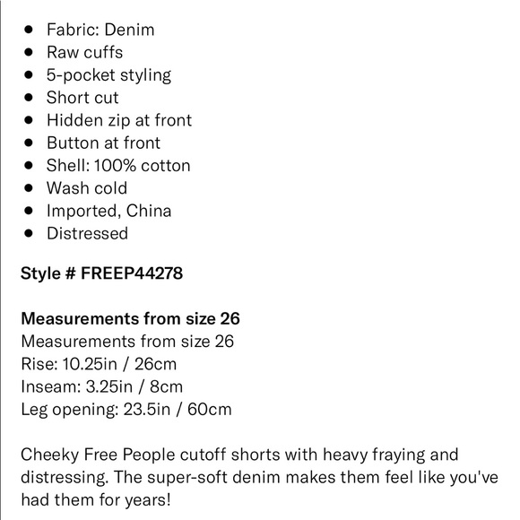 [Free People] Good Vibrations Shorts - Picture 6 of 9